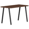 Reya Angled Leg Desk | Black Base Accent | Home Office Edition Home Office SitOnIt Table Size 20 D x 40 W Laminate Color Walnut Amati Metal