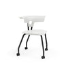 Ruckus Four Leg Chair 18" Classroom Chairs, Guest Chair, Cafe Chair, KI Casters Frame Color Black Shell Color Cottonwood