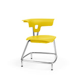 Ruckus Stack Chair 18" Guest Chair, Cafe Chair, Stack Chair, Classroom Chairs KI Glides Frame Color Chrome Shell Color Rubber Ducky