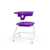 Ruckus Stack Chair 18" Guest Chair, Cafe Chair, Stack Chair, Classroom Chairs KI Glides Frame Color Cottonwood Shell Color Mardi Gras