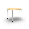 Shift+ Thumbprint Classroom Desk Student Desk VS America Concave Top 23 1/4" Laminate Color Maple