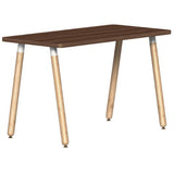 SitOnIt Reya Angled Leg Desk | White Base Accent | Home Office Edition Home Office SitOnIt Table Size 20 D x 40 W Laminate Color Walnut Amati Bamboo