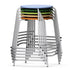 Solo Stool Stools, Classroom Chairs, Hokki Stool VS America 20 ⅛" Light Blue Woodstain 