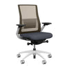 Vectra Highback Office Chair Office Chair, Conference Chair, Meeting Chair SitOnIt Desert Mesh Fabric Color Ash White Frame