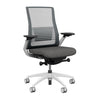 Vectra Highback Office Chair Office Chair, Conference Chair, Meeting Chair SitOnIt Mesh Color Nickel Fabric Color Dust White Frame