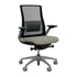 Vectra Highback Office Chair Office Chair, Conference Chair, Meeting Chair SitOnIt Mesh Color Onyx Fabric Color Chalk Fog Frame