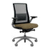 Vectra Highback Office Chair Office Chair, Conference Chair, Meeting Chair SitOnIt Mesh Color Onyx Fabric Color Natural Fog Frame