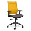 Wit Highback Office Chair Office Chair, Conference Chair, Teacher Chair SitOnIt Lemon Mesh Fabric Color Kiss Carpet Castors